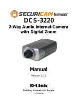 D-Link DCS-3220 - SECURICAM Network Camera Owner's manual