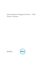 Dell Latitude 14 Rugged Extreme 7404 User manual