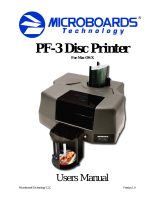 MicroBoards Technology PF 3 CD/DVD Printer User manual