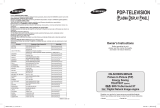 Samsung PS-50C67HD User manual