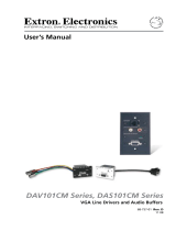 Extron DAS101CM Series User manual
