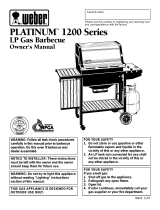 Weber PLATINUM 1 1200 LP User manual