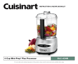 Cuisinart DLC-4CHB 4-Cup Mini Prep Plus Processor User manual