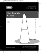 Vax Kone Handheld Owner's manual