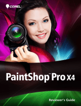 Corel Paint Shop Pro X4 Owner's manual