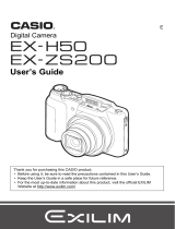 Casio EX-H50 User manual