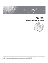 Ricoh FAX 1195L Owner's manual