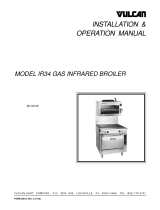Vulcan Hart IR34 ML-52199 Operating instructions
