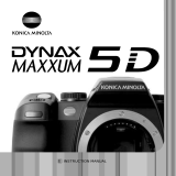 KONICA DYNAX 5D User manual