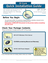 Dlink 311U - DP Print Server Owner's manual