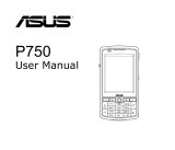 Asus P750 User manual