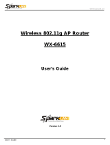 SparkLAN Wireless 11g Router User manual