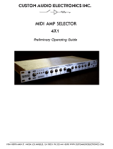 CAE Amp Selector User manual