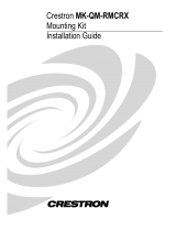 Crestron MK-QM-RMCRX User manual