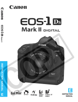Canon EOS1 Ds MARKII User manual