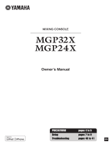 Yamaha MGP32X User manual