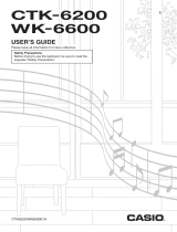 Casio WK-6600 User manual