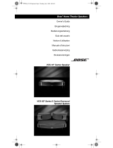 Bose VCS-30 Series II Owner's manual