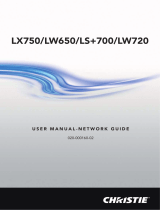 Christie LW720 User manual