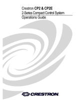 Crestron CP2E User manual