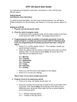 Acroprint ATR120 Quick start guide