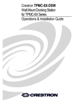 Crestron TPMC-8X-DSW Installation guide