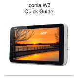 Acer Iconia W Series Iconia W3 User guide