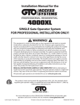 GTO PB1200 Series Installation guide