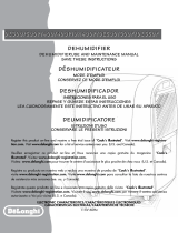 DeLonghi Dehumidifier User manual