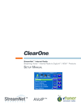 ClearOne StreamNet Quick start guide