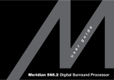 Meridian 568.2 User manual