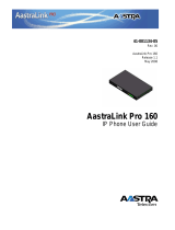 Aastra Pro 160 User manual