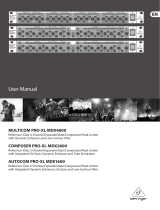 Behringer MDX1600 User manual