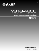 Yamaha YST-SW800 User manual