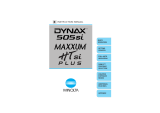 Minolta Dynax 505Si User manual
