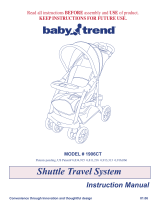 Baby Trend Shuttle Travel System Owner's manual