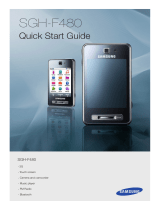 Samsung SGH-F480V User manual
