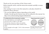 Citizen Cal E650 User manual