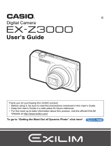 Casio EX-Z3000 User manual