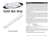 Elation ELED QA Strip User manual
