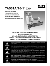 Max TA551A/16-11 Owner's manual