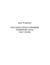 Acer P5390W User manual