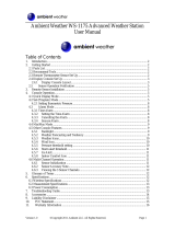 Ambient Weather WS-1175 User manual