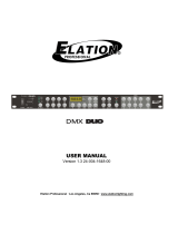 Elation DMX DUO User manual
