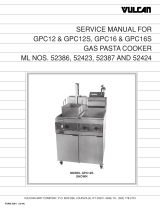 Vulcan-Hart GPC12S User manual