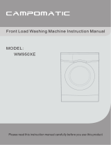 Campomatic WM950XE Owner's manual