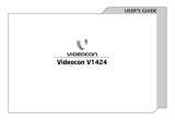 Videocon V1424 User manual