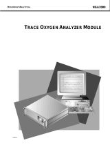Emerson NGA 2000 Trace O2 Analyzer Module SW 3.3-Rev A Owner's manual
