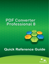 Nuance PDF CONVERTER STANDARD 3 -  GUIDE Reference guide