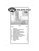 Burley Cub User manual